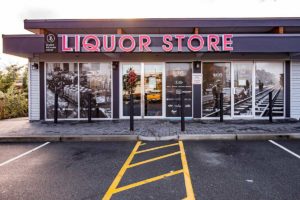 liquor store outside near-queens hotel new westminster